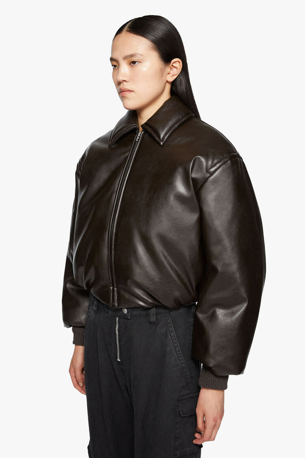 Coated Bomber Jacket