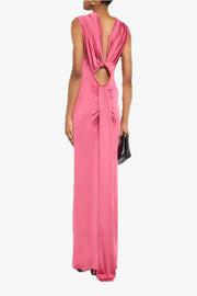 Sleeveless Twist Back Gown