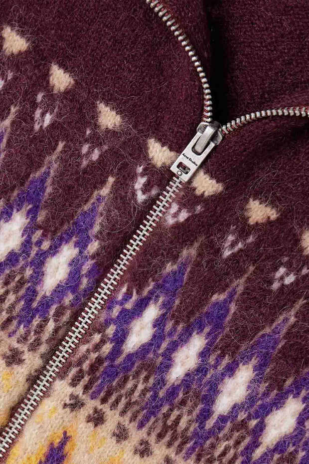 Knit Zip Cardigan