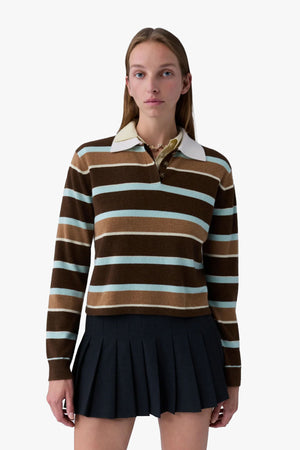 Cropped Stripe Rugby