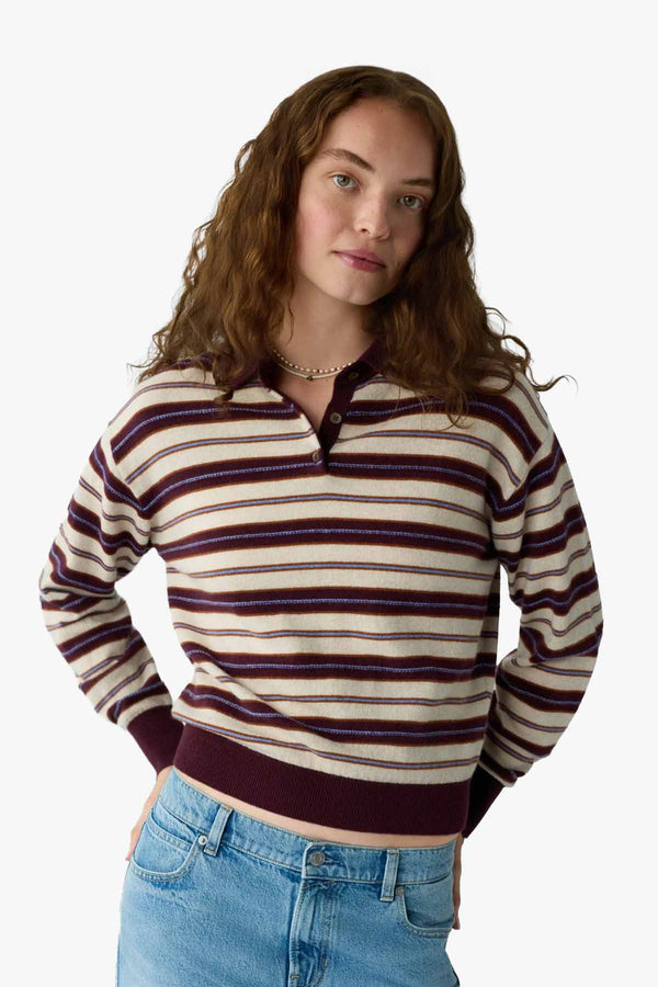 Collegiate Stripe Polo