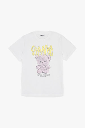 Basic Jersey Teddy Relaxed T-Shirt