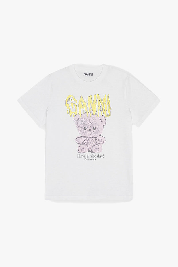 Basic Jersey Teddy Relaxed T-Shirt