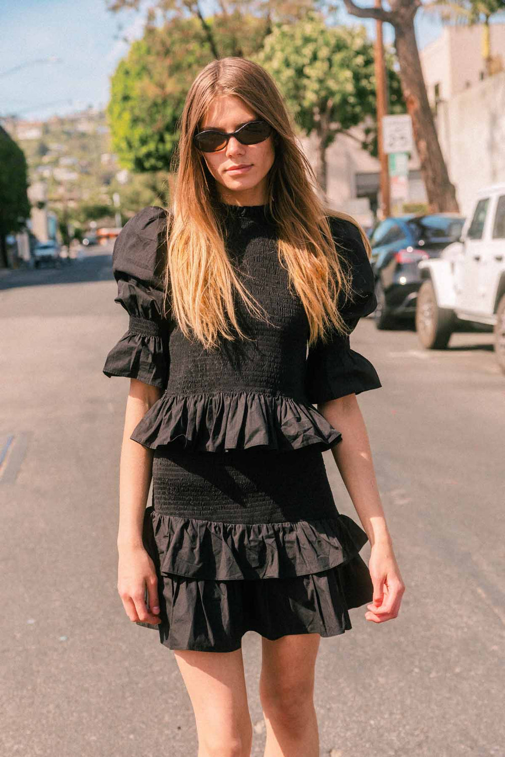 Mini Smock Skirt