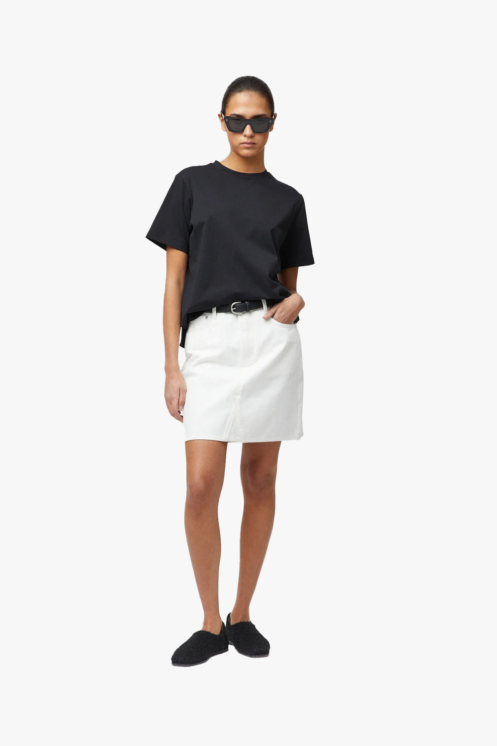 Salt Denim Skirt Stonewashed