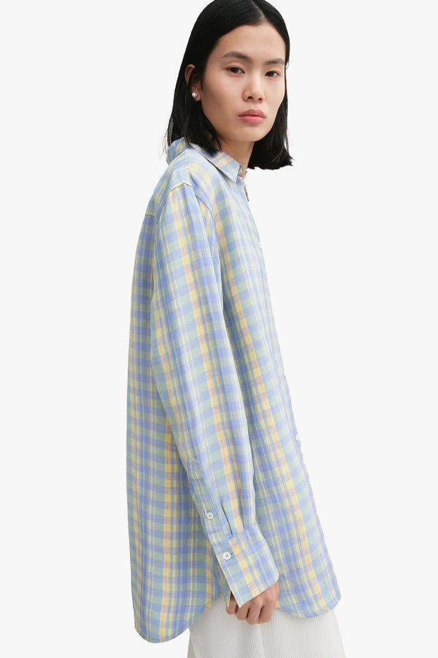 Relaxed Linen-Blend Shirt