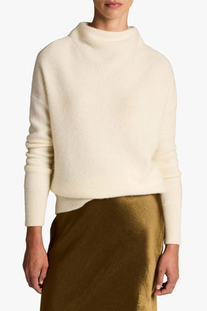 Boiled Funnel Neck Pullover