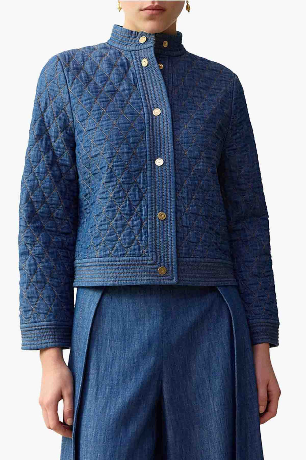 Echo Denim Quilted Jacket