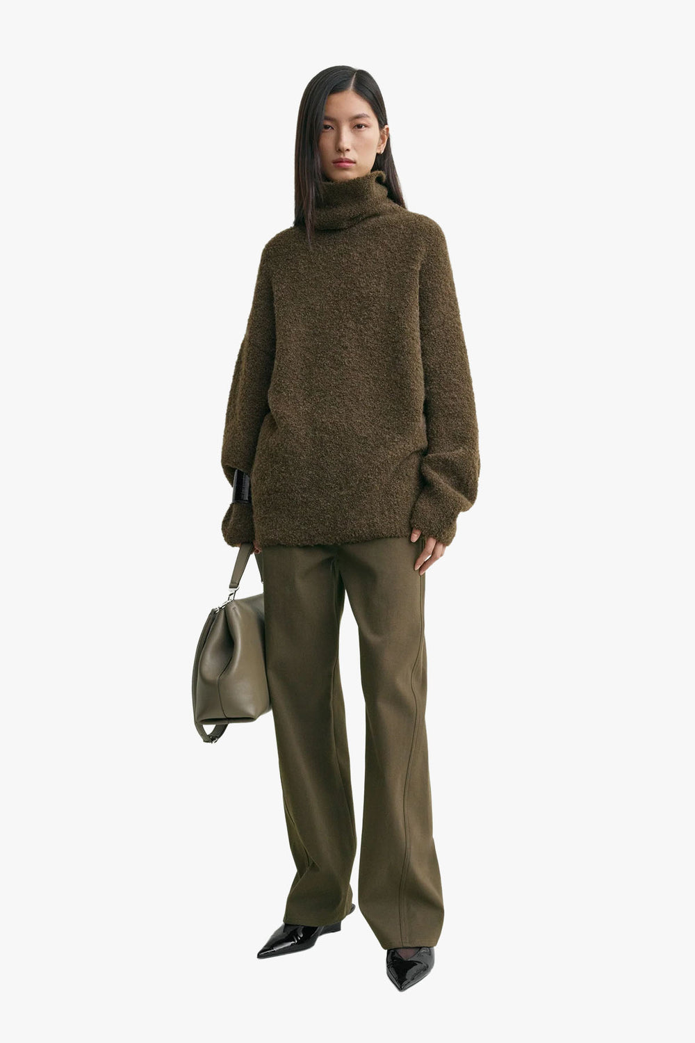 Bouclé Turtleneck