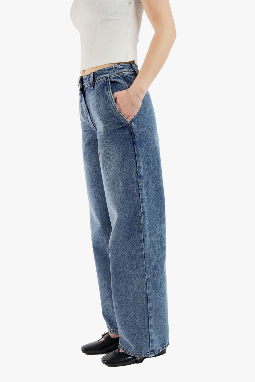 Denim 03 Pants Dark Blue