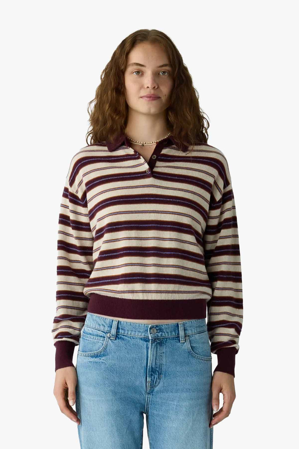 Collegiate Stripe Polo