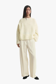 Boxy Bouclé Knit