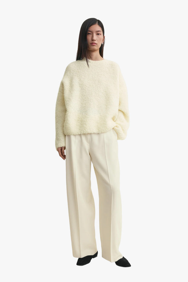 Boxy Bouclé Knit