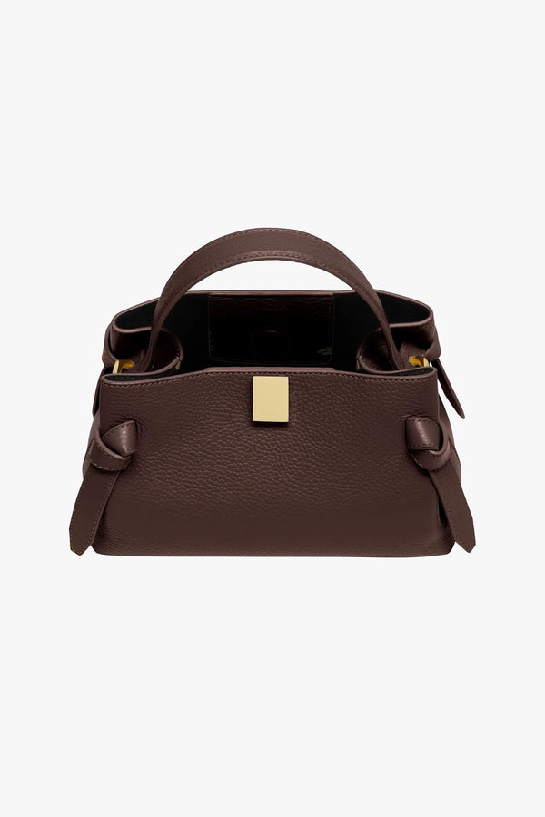 Gyoza Mini Pebble Grain Leather