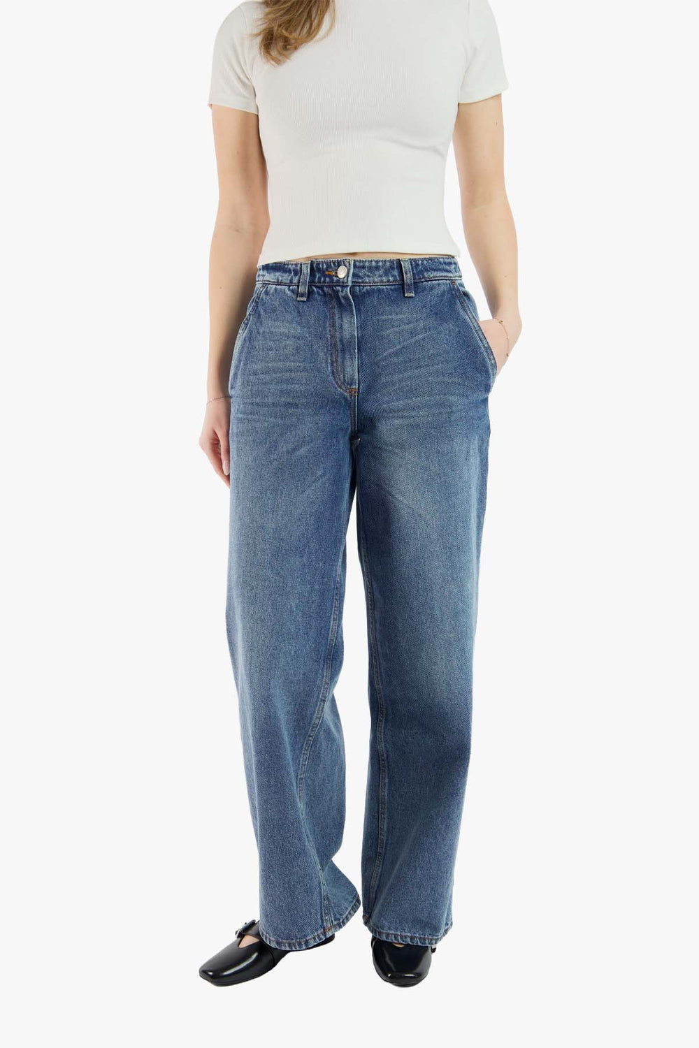 Denim 03 Pants Dark Blue