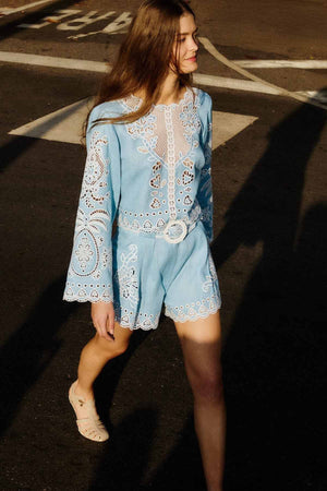 Romantic Richelieu Blouse