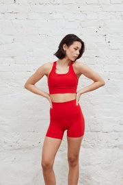Strap Bra Red