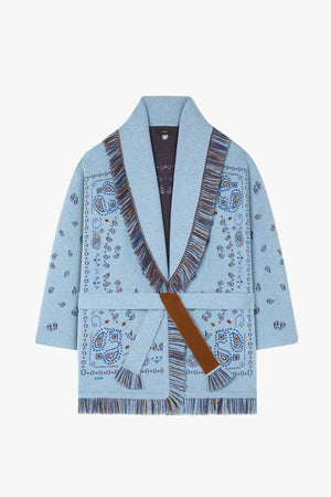Bandana Jacquard Cardigan