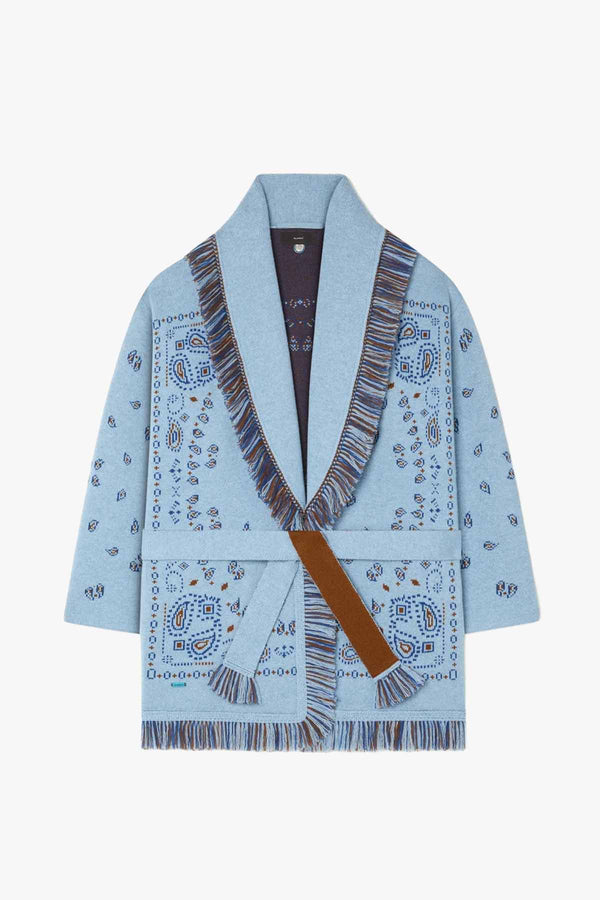 Bandana Jacquard Cardigan