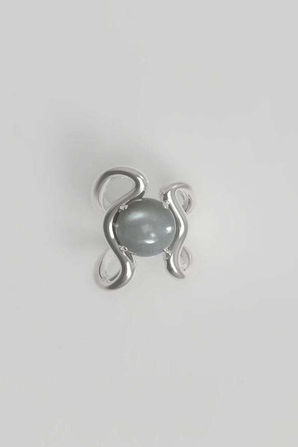 Reef Ring Moonstone Silver
