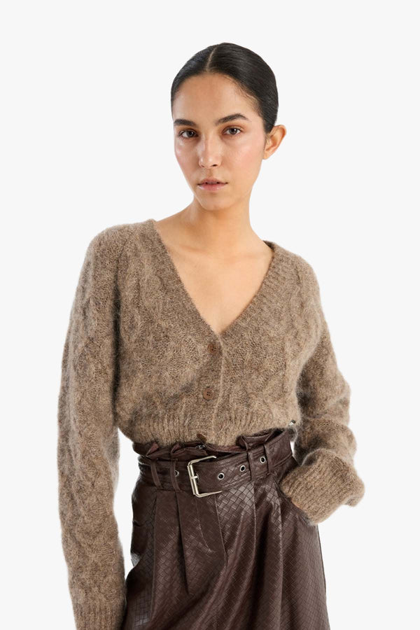 Fluffy Knit Cardigan