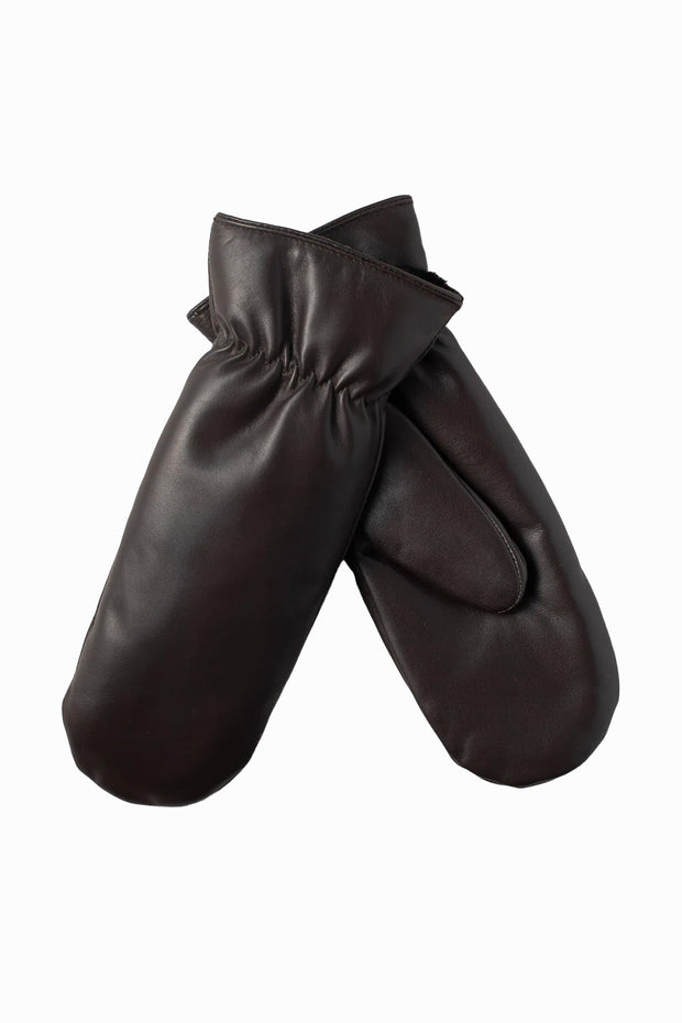 Francoise Leather Mittens