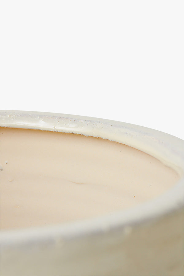 Stoneware Planter Cream