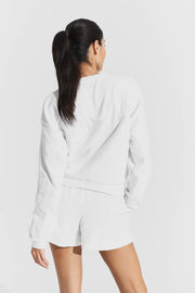 Terry Letter Sweatshirt