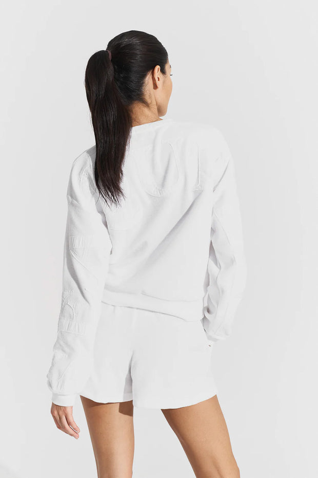Terry Letter Sweatshirt