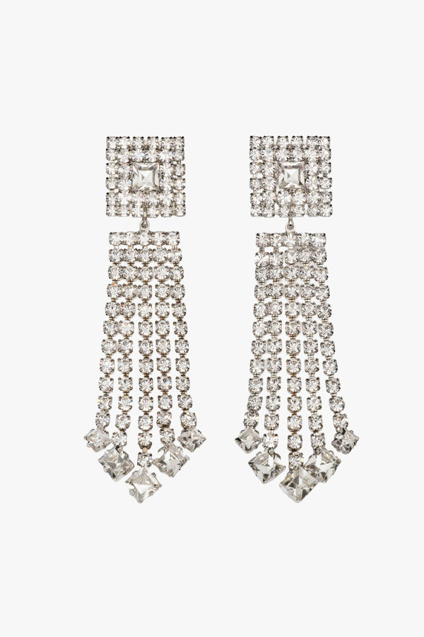 Earrings 01 Rhodium
