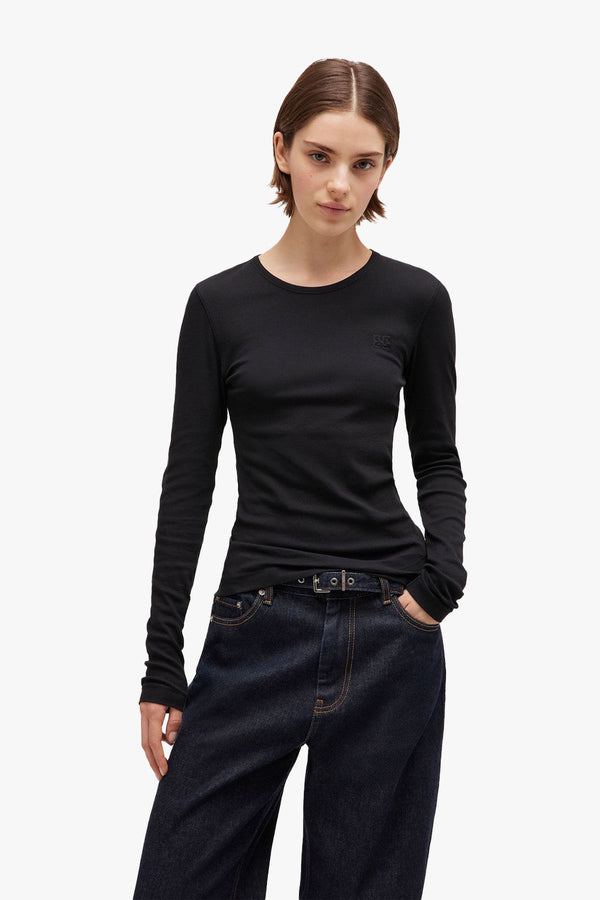 Soft Cotton Rib Long Sleeve