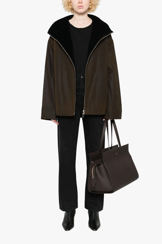 Zipped Funnel Jacket