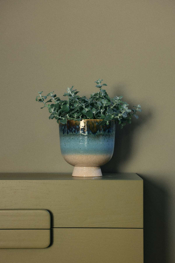 Retro Flower Pot Lagoon