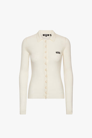 Knitted Polo Top