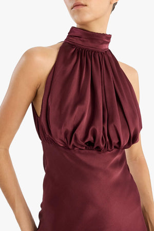 Sleeveless Silk Dress