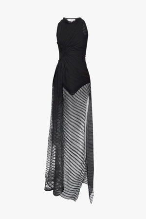 Sleeveless Gathered Detail Dress