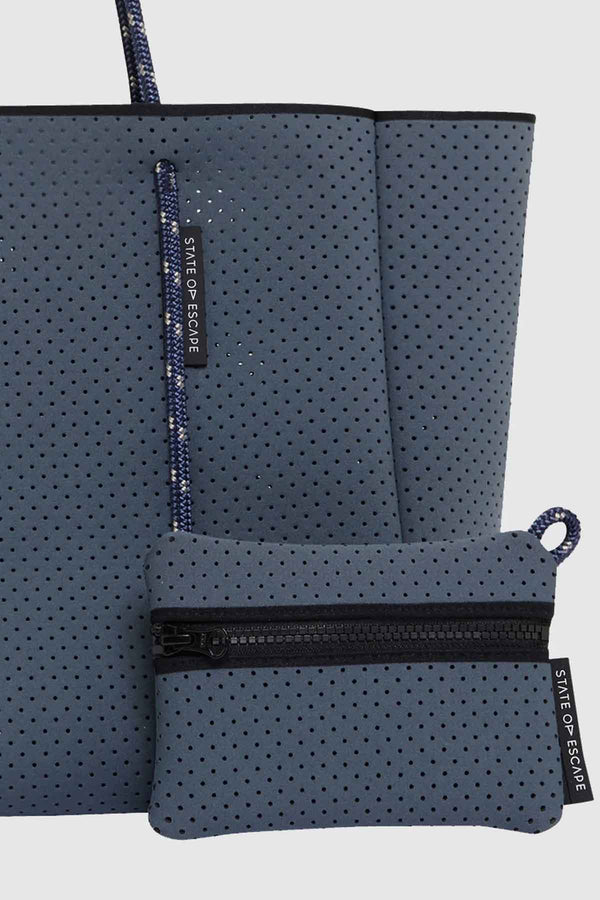 Flying Solo Pewter Navy