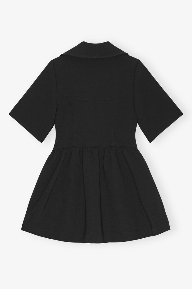 Bonded Crepe Mini Dress