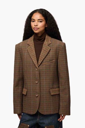Single Wool Twill Blazer