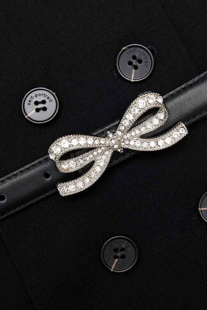 Crepe short sleeve mini dress