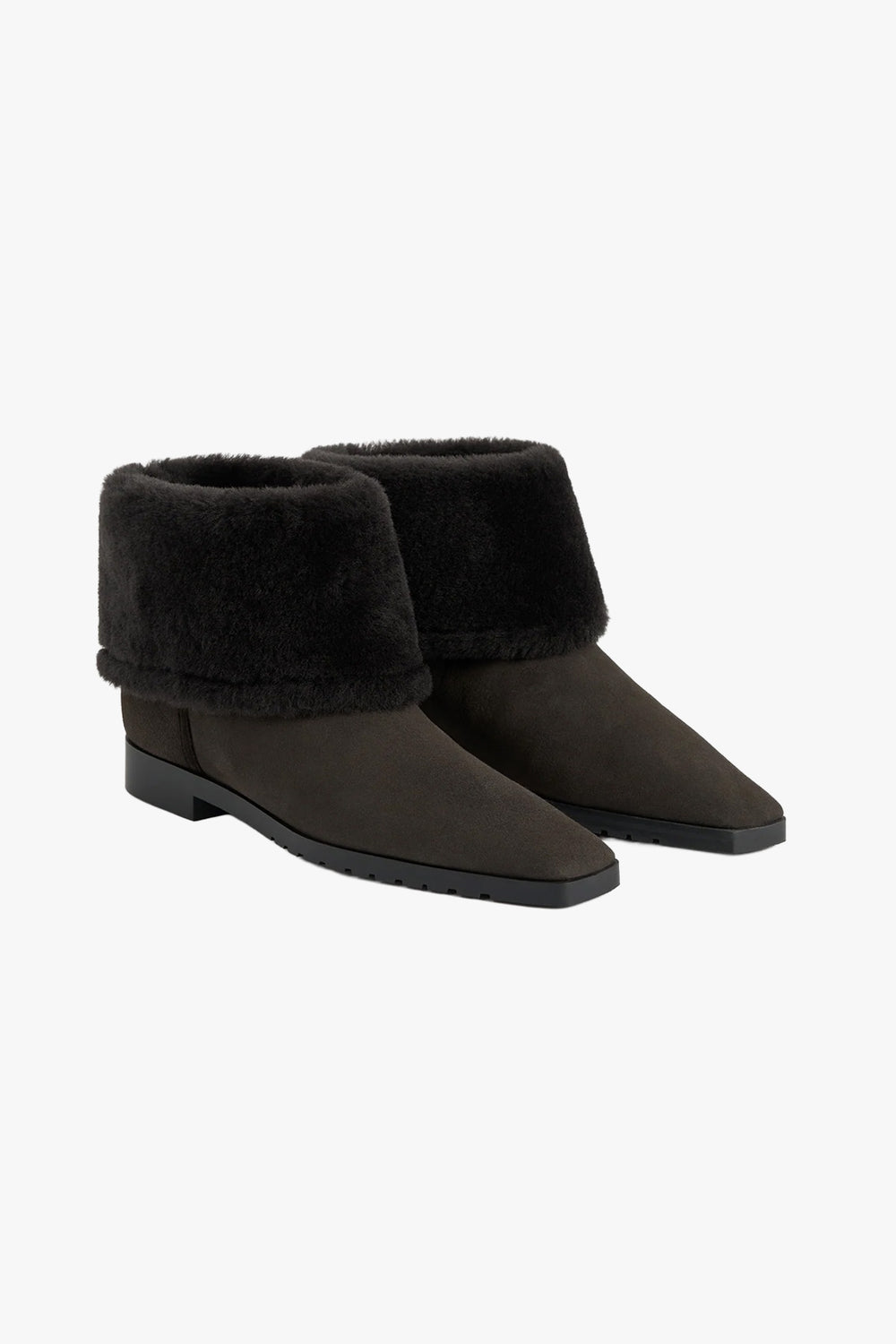 Fold-down Shearling Boots