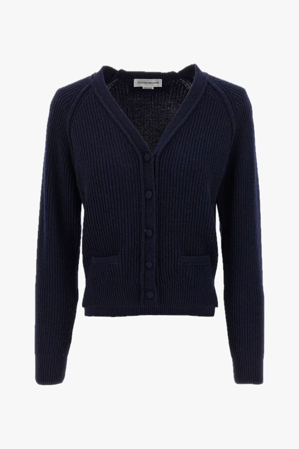 Stepped Hem V-neck Cardigan