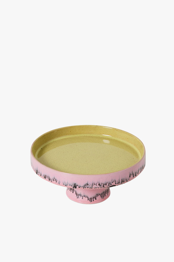 70's Ceramics Bowl On Base