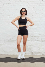 Strap Bra Black