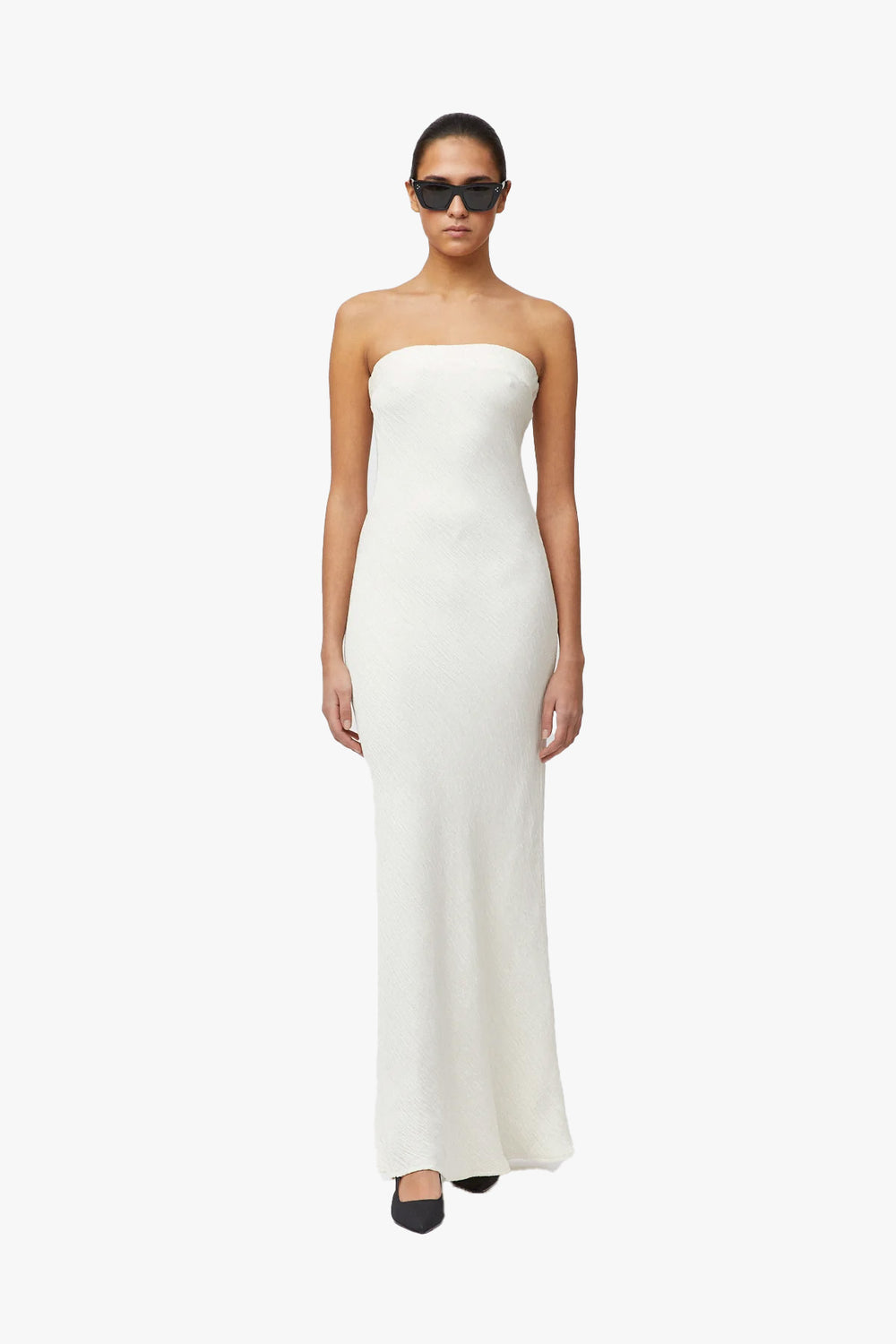 Amara Strapless Dress Cream