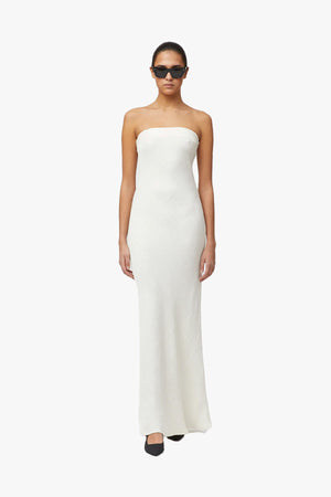 Amara Strapless Dress Cream