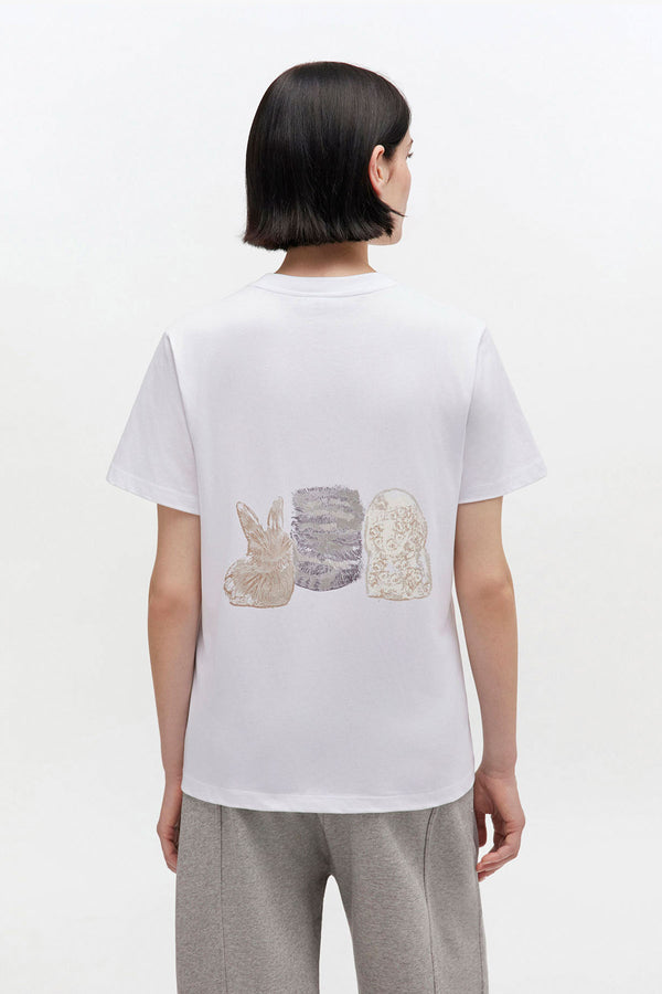 Basic Cotton Jersey Cute Animals