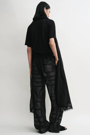 Monogram Crochet PJ Bottoms