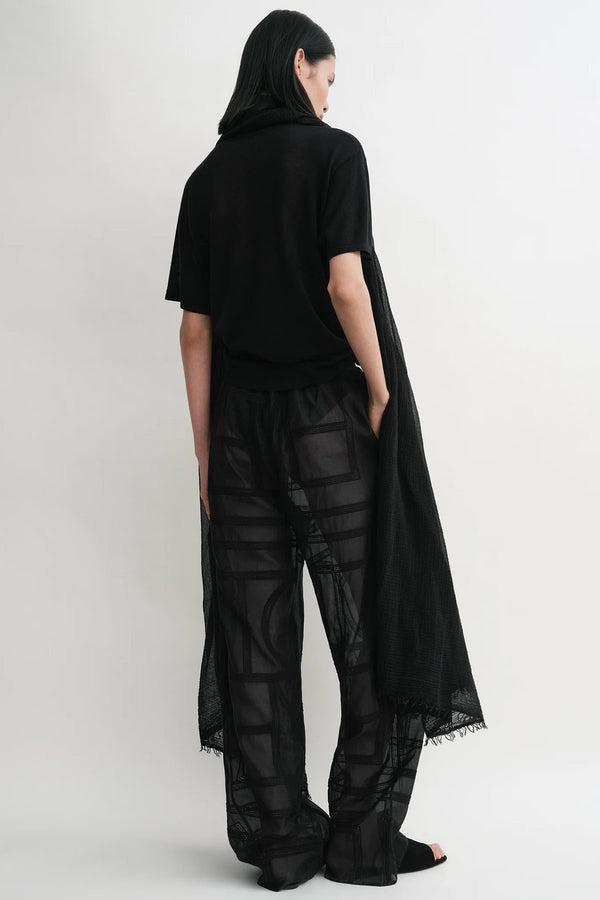 Monogram Crochet PJ Bottoms