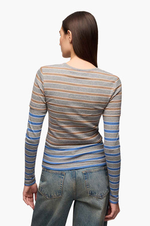 Soft Cotton Rib Long Sleeve Double Layer
